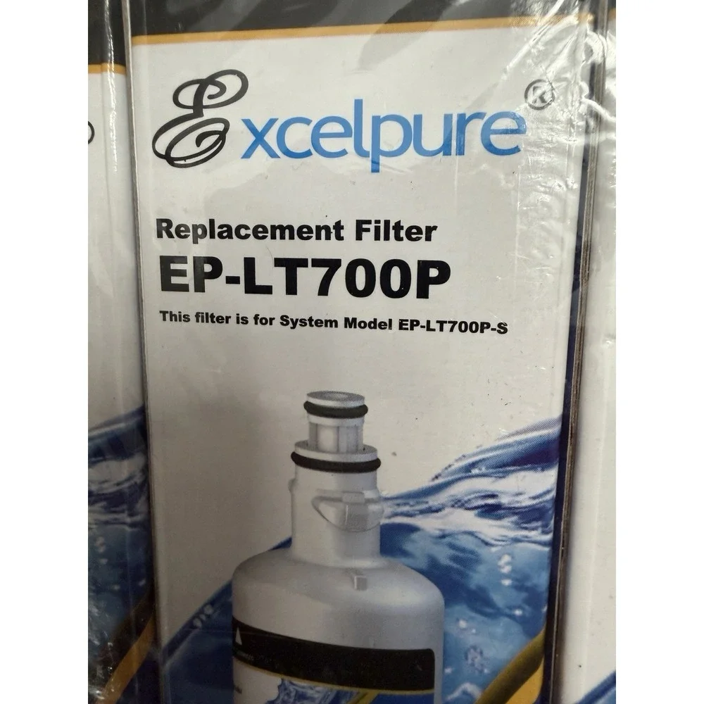 Excelpure EP-LT700P Water Filter 3 Pack + EP-AF004 Air Filter 3 Pack New.   5257